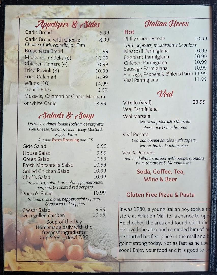 Rocco's Menu image 4